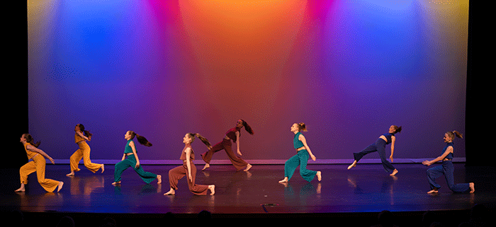 acrobatic dance performance