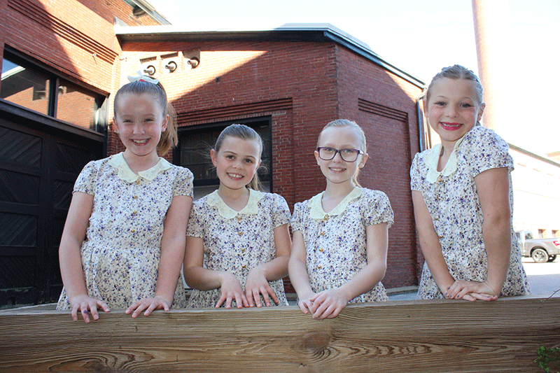 Contemporary dance costume showcase