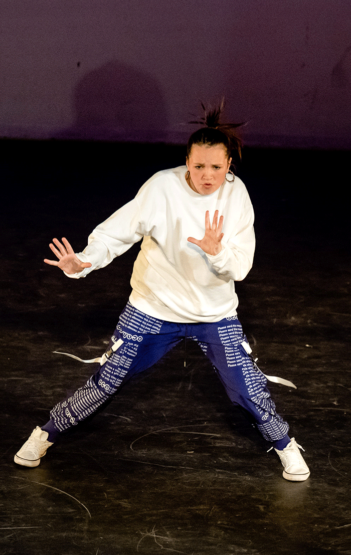 Hip Hop Dancer Performing