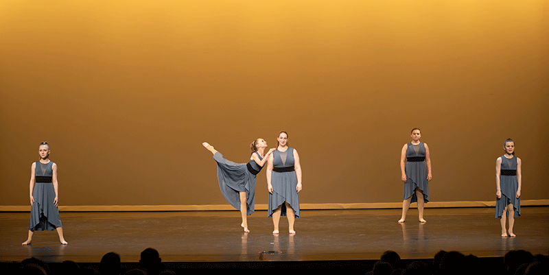 Lyrical dance competition team